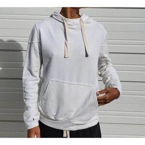 Jungmaven Hooded‎ Sweatshirt Natural French Terry Washed White NWOT Organic Hemp